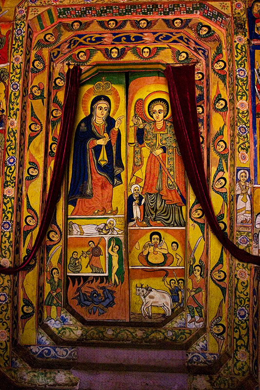 35   Church wall paintings   Tana lake